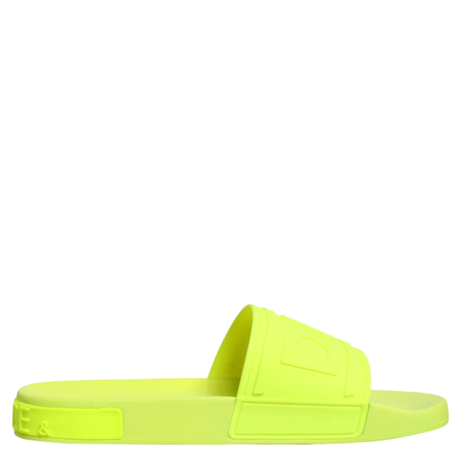 Green Rubber Slides Sandals Beachwear Shoes