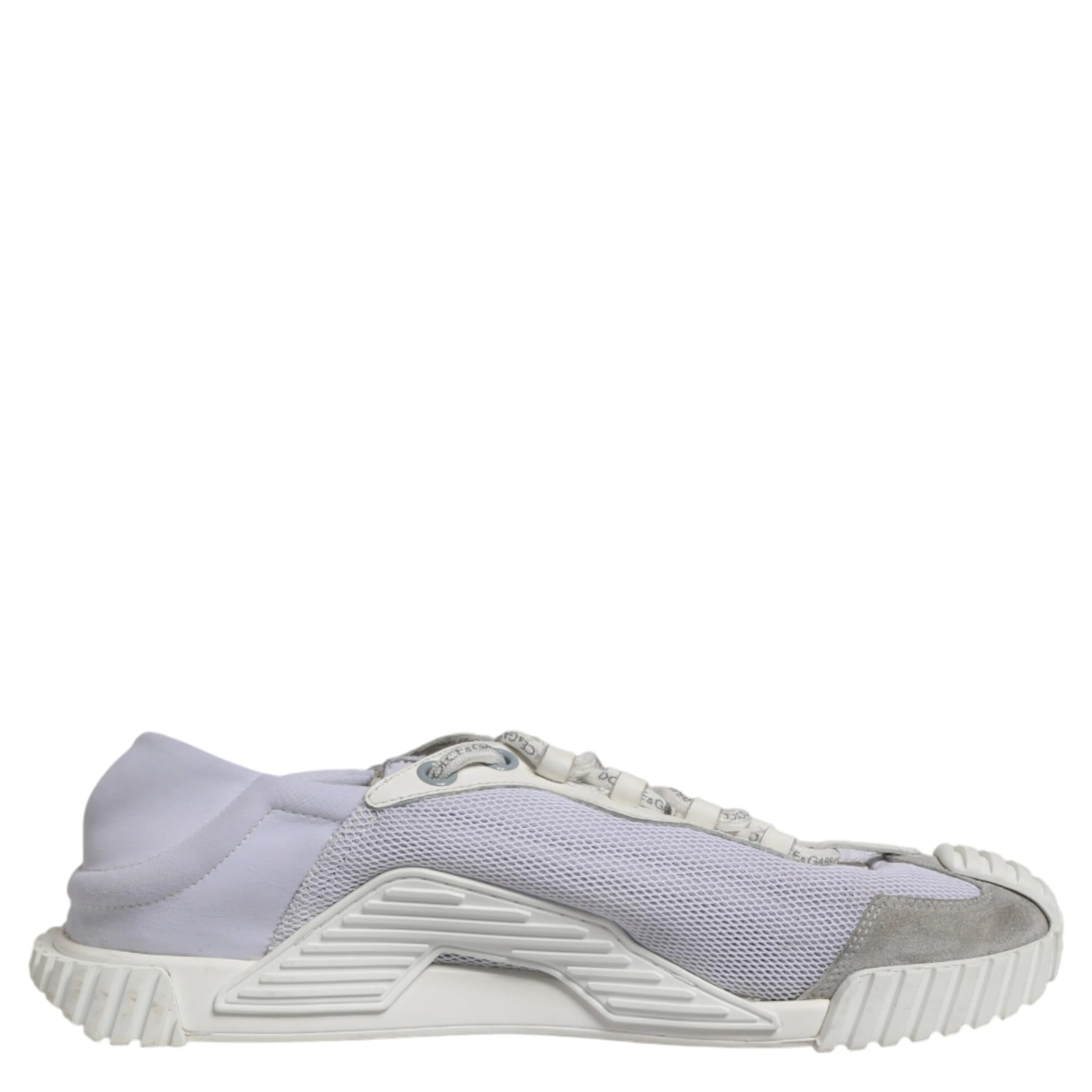 White Lace Up Low Top NS1 Sneakers Men Shoes