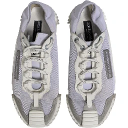 White Lace Up Low Top NS1 Sneakers Men Shoes
