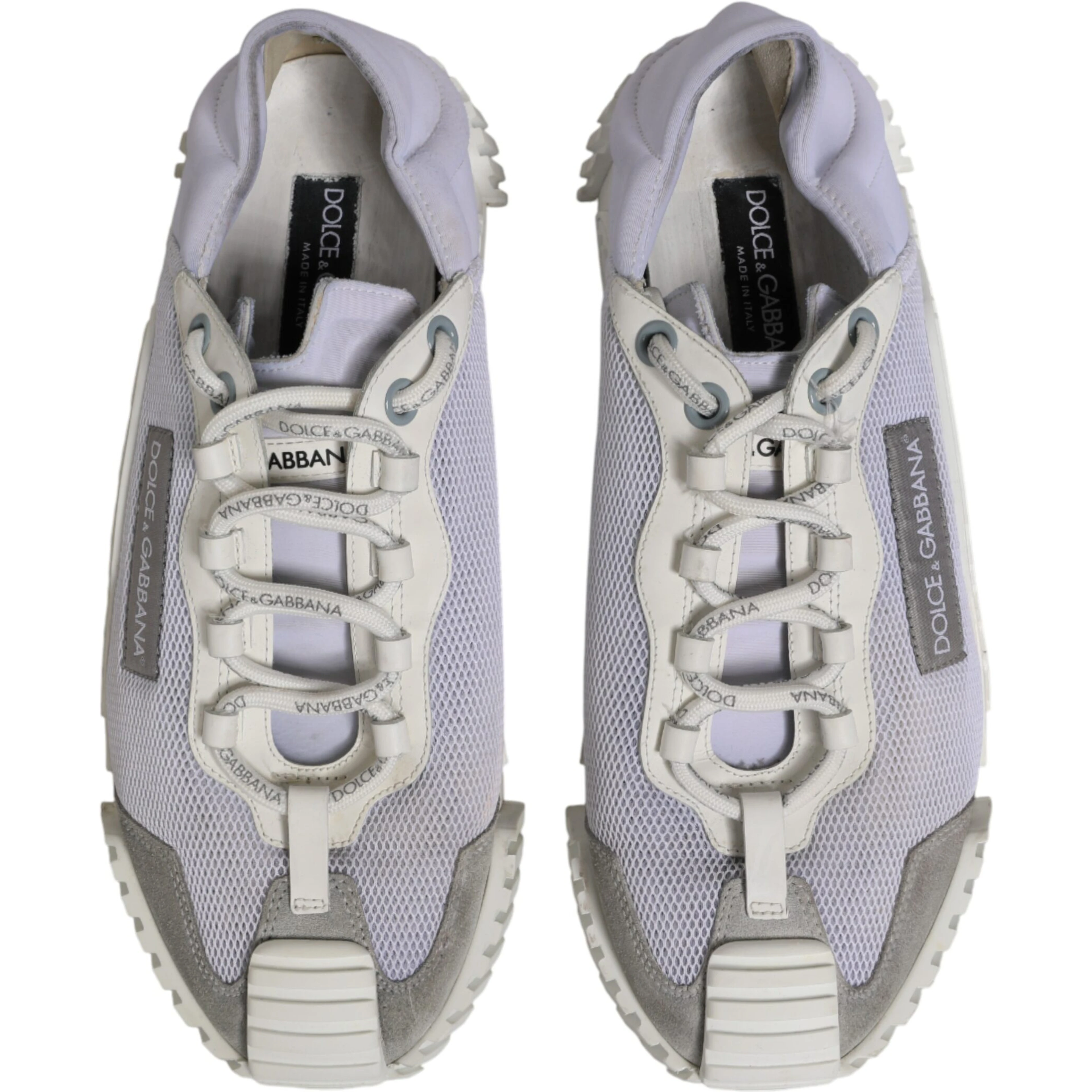 White Lace Up Low Top NS1 Sneakers Men Shoes