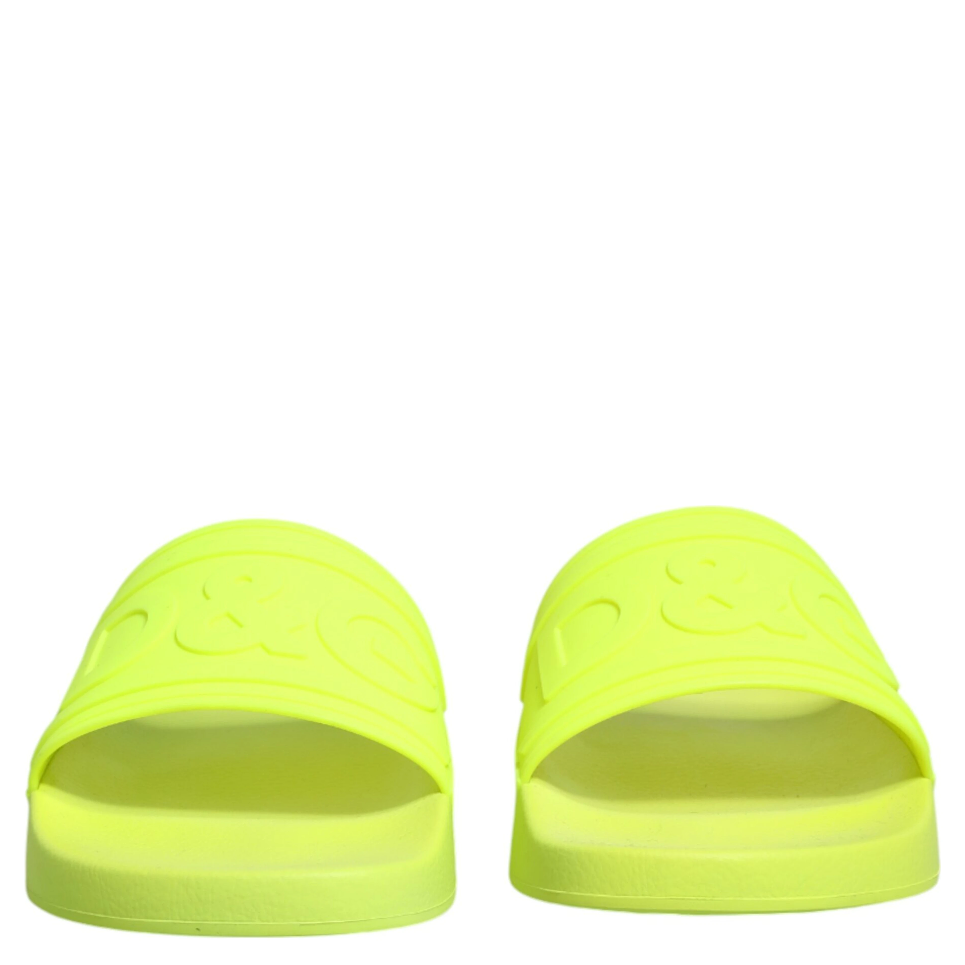 Green Rubber Slides Sandals Beachwear Shoes