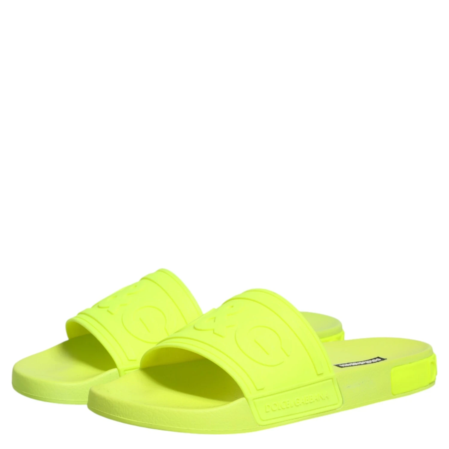 Green Rubber Slides Sandals Beachwear Shoes
