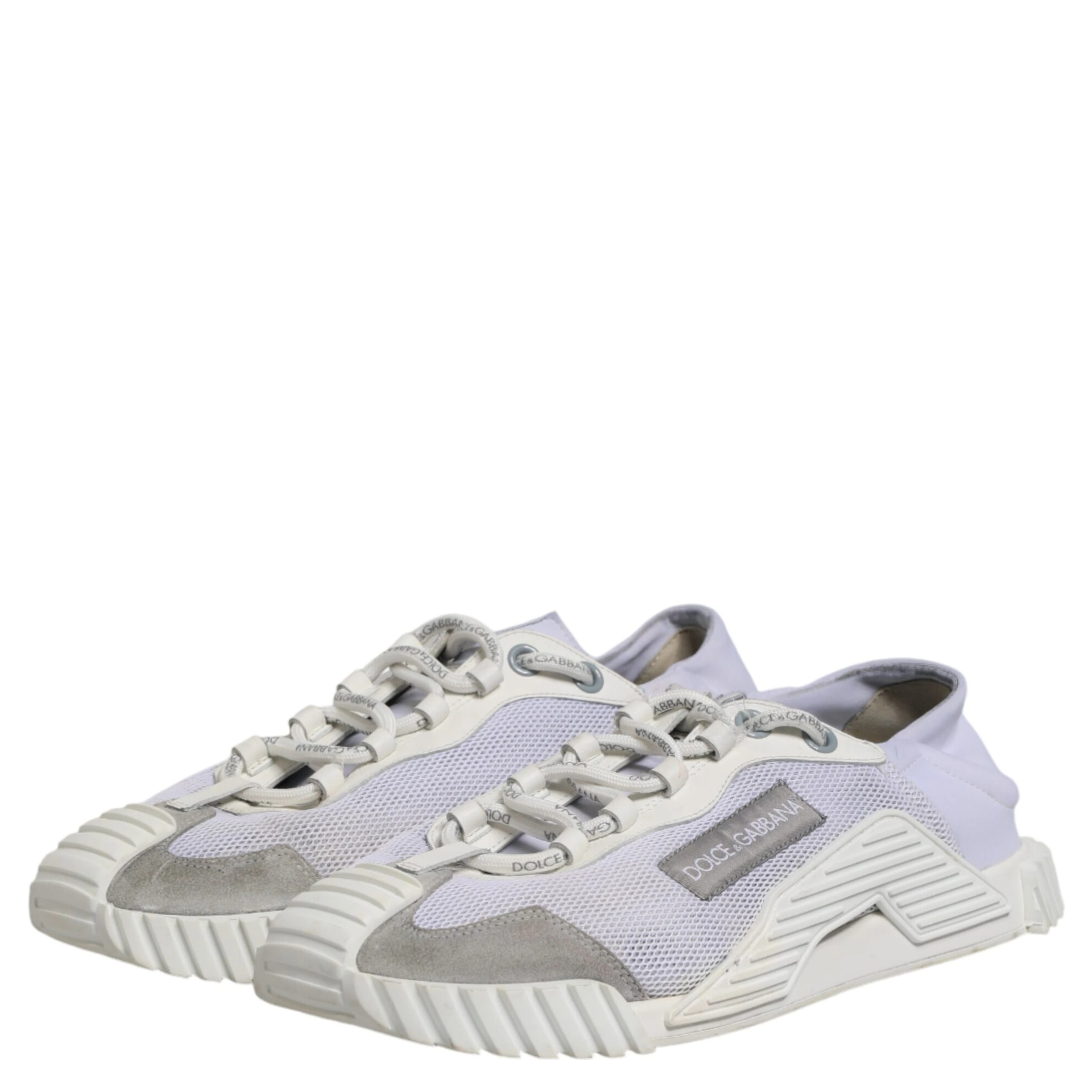 White Lace Up Low Top NS1 Sneakers Men Shoes