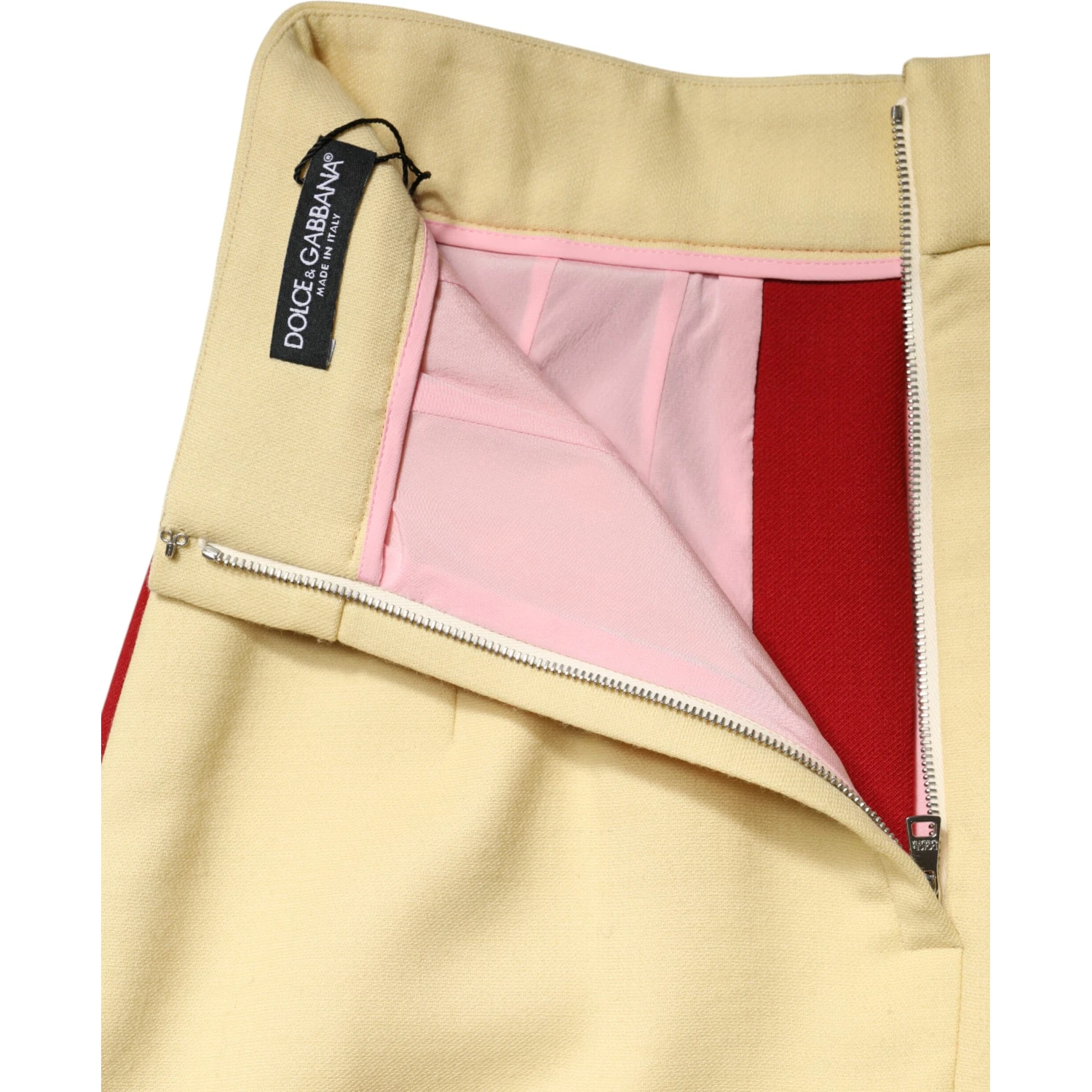 Multicolor Wool Casual High Waist Mini Skirt