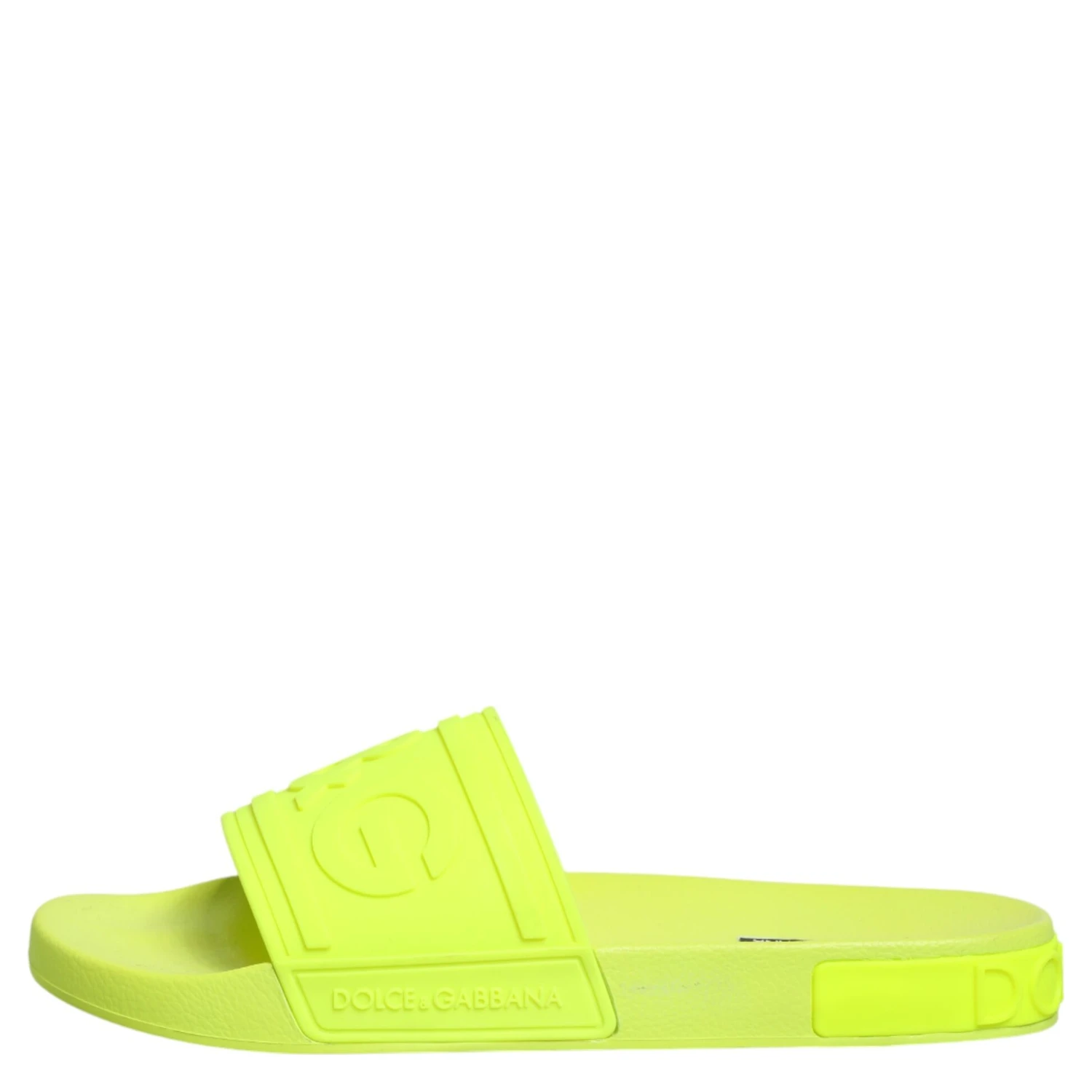 Green Rubber Slides Sandals Beachwear Shoes