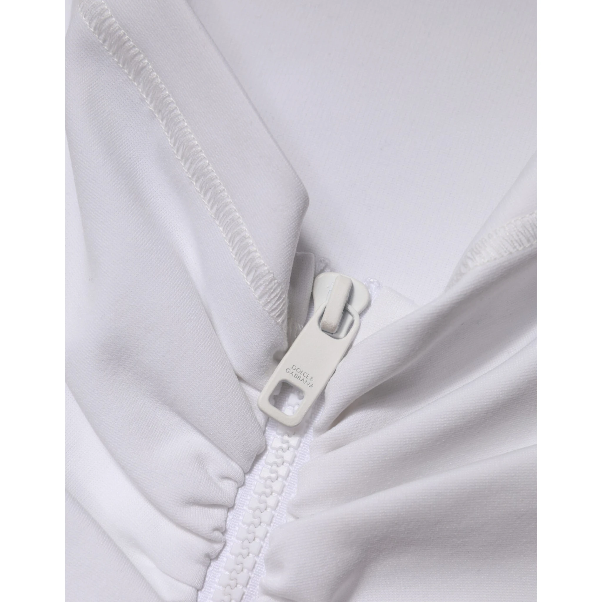 White Viscose Pencil Cut High Waist Mini Skirt