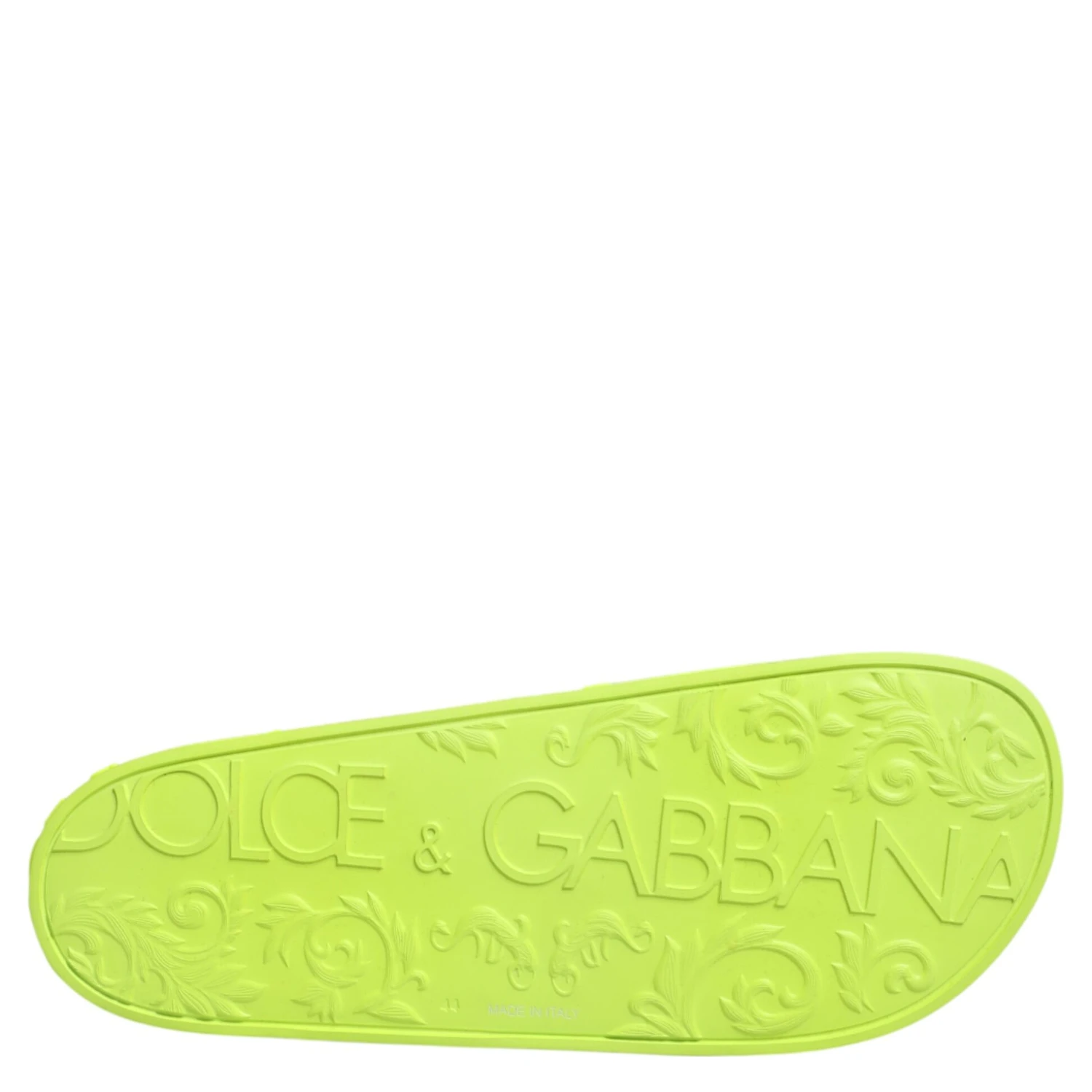 Green Rubber Slides Sandals Beachwear Shoes