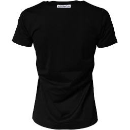 Black Graphic Crew Neck Short Sleeves T-shirt