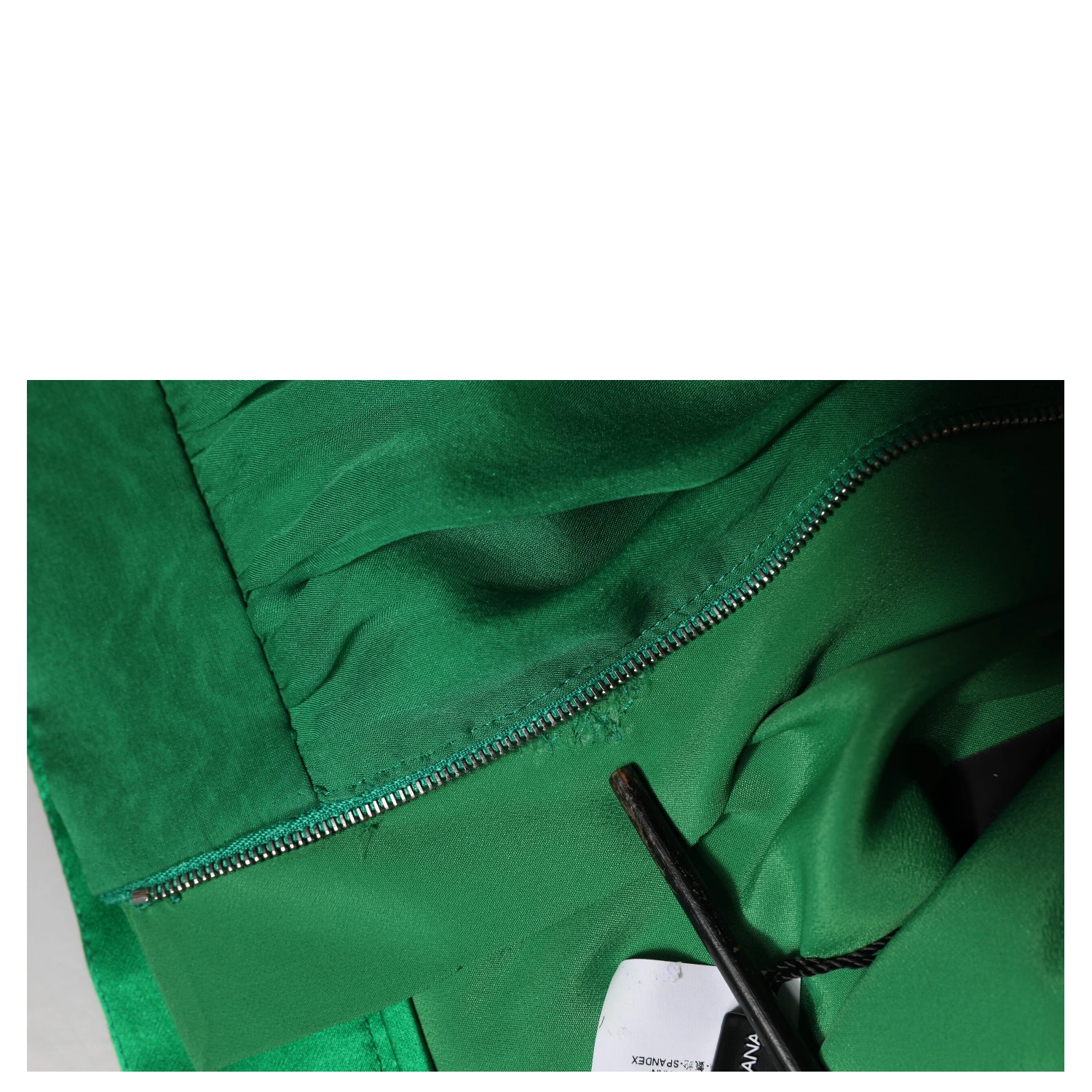 Green Silk High Waist Women Hot Pants Shorts