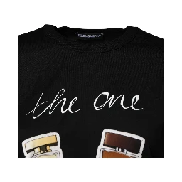 Black Graphic Crew Neck Short Sleeves T-shirt