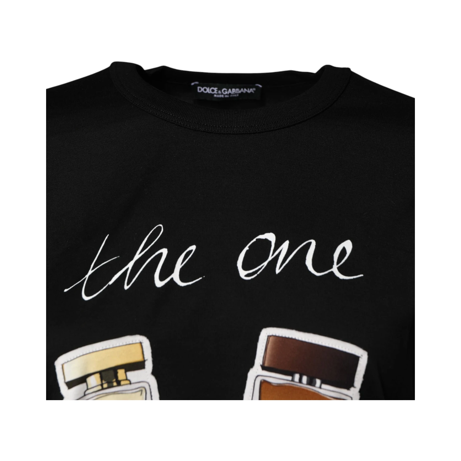 Black Graphic Crew Neck Short Sleeves T-shirt