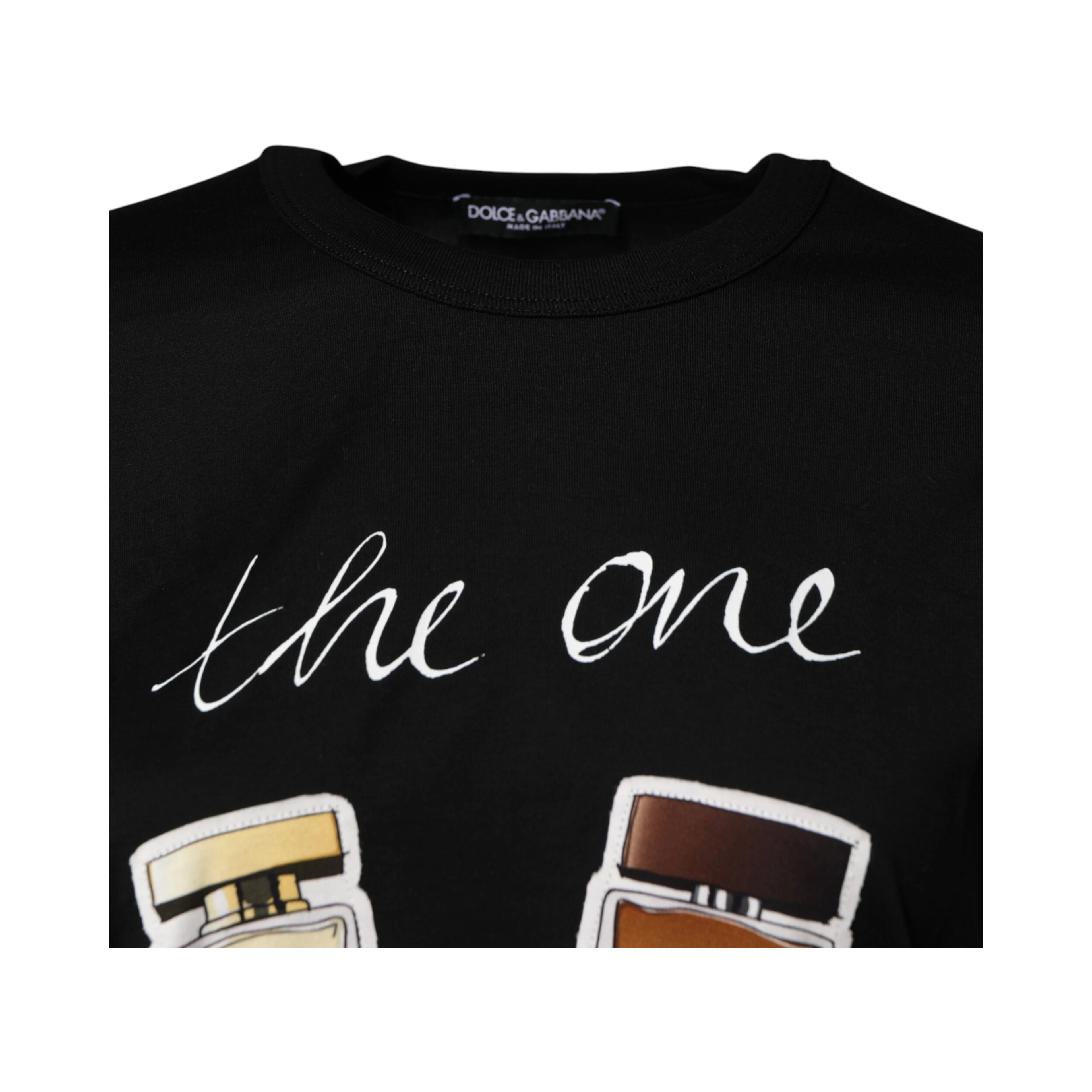 Black Graphic Crew Neck Short Sleeves T-shirt