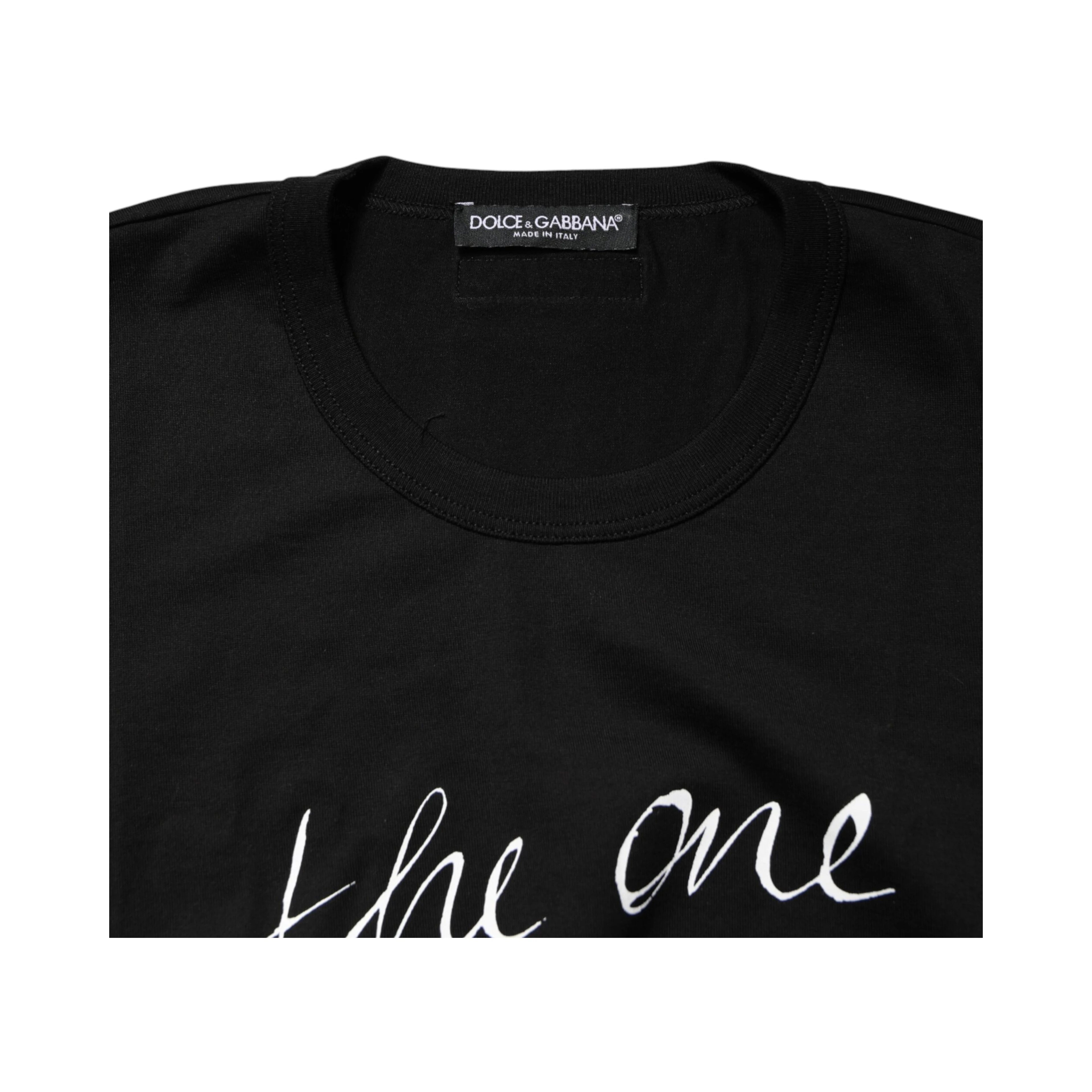 Black Graphic Crew Neck Short Sleeves T-shirt