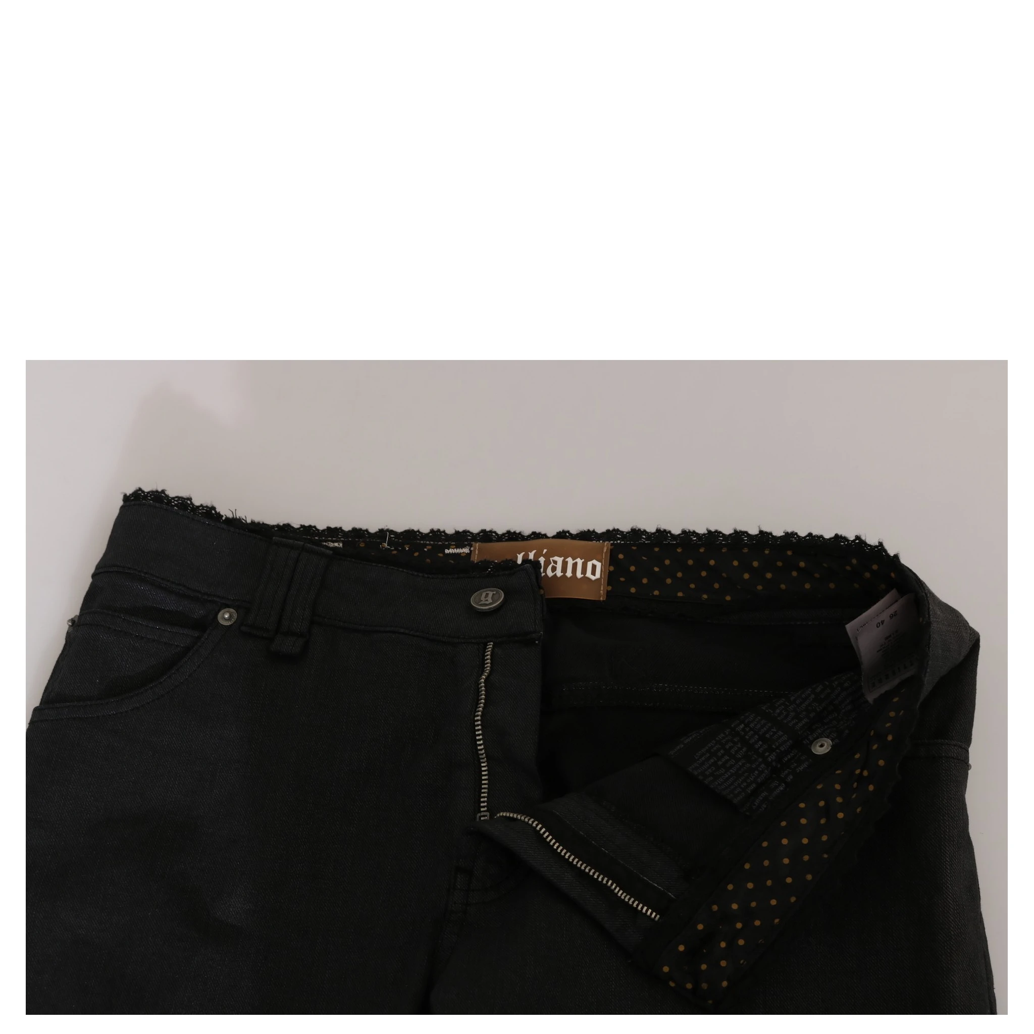 Black Mid Waist Skinny Cotton Casual Denim Jeans