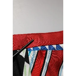 Multicolor Carretto Pattern Straight Pants