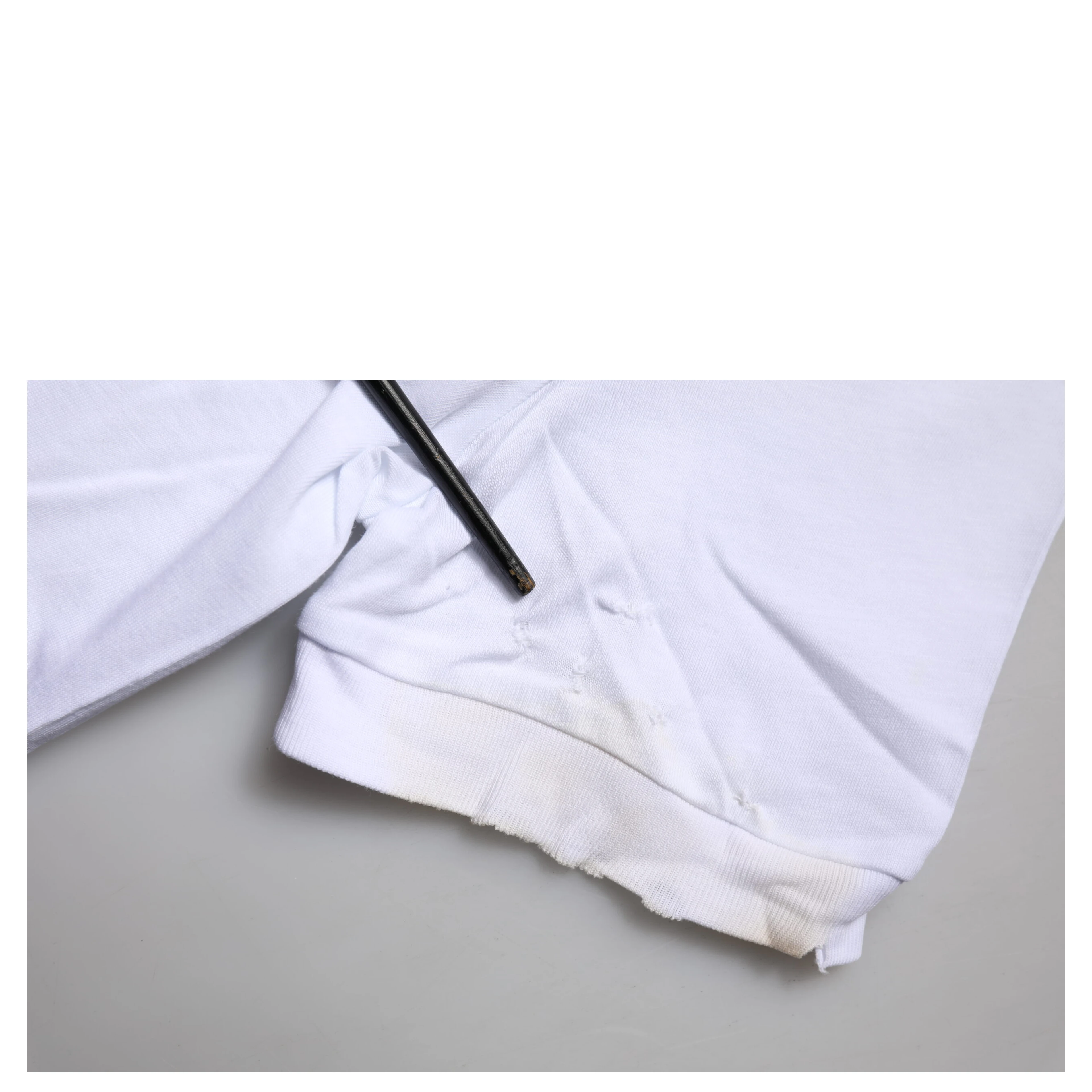 White DG Logo Crew Neck Short Sleeves T-shirt