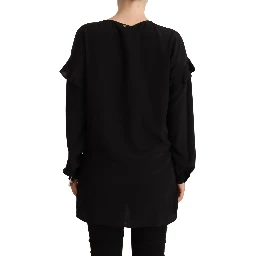 Multicolor Long Sleeves Round Neck Pullover Sweater