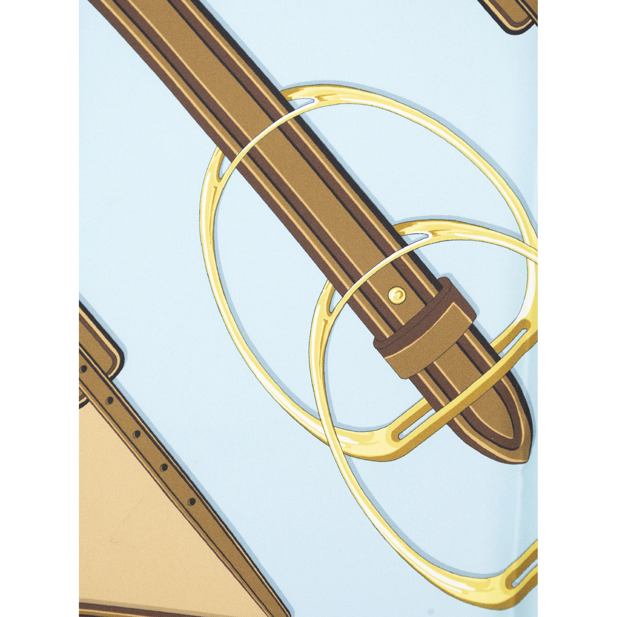 Multicolor Square Scarf with All-Over Print in Silk Woman