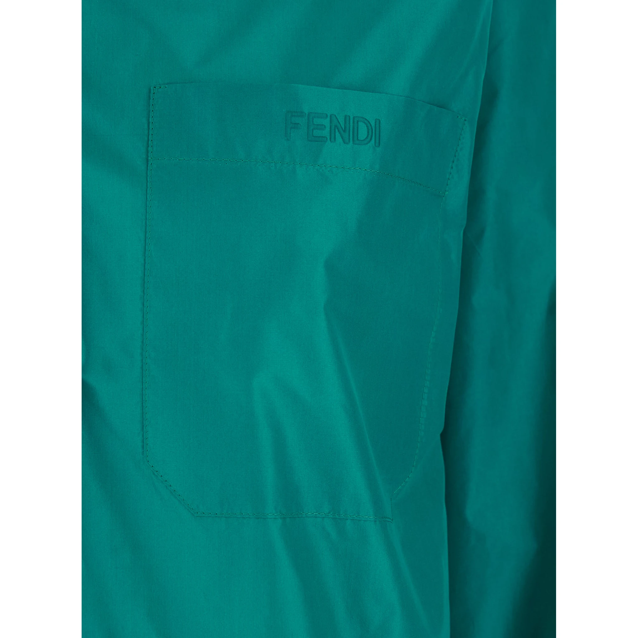 Blue Shirt with Classic Collar and Logo Lettering on the Front in Silk Woman