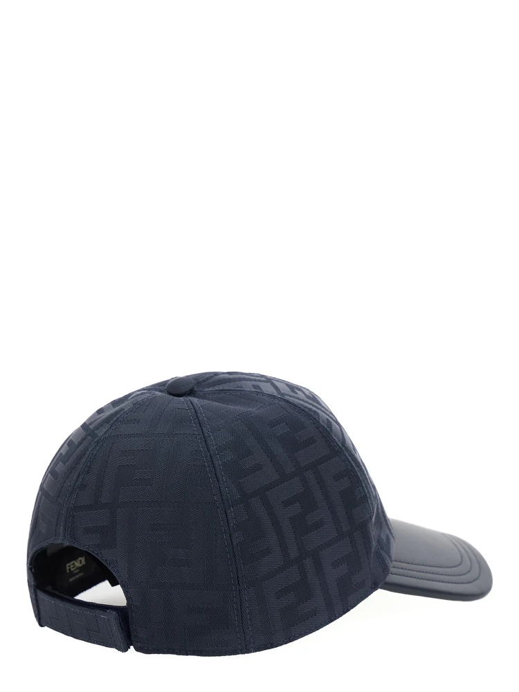 Blue Baseball Cap with Curved Brim in FF Canvas Man alternative