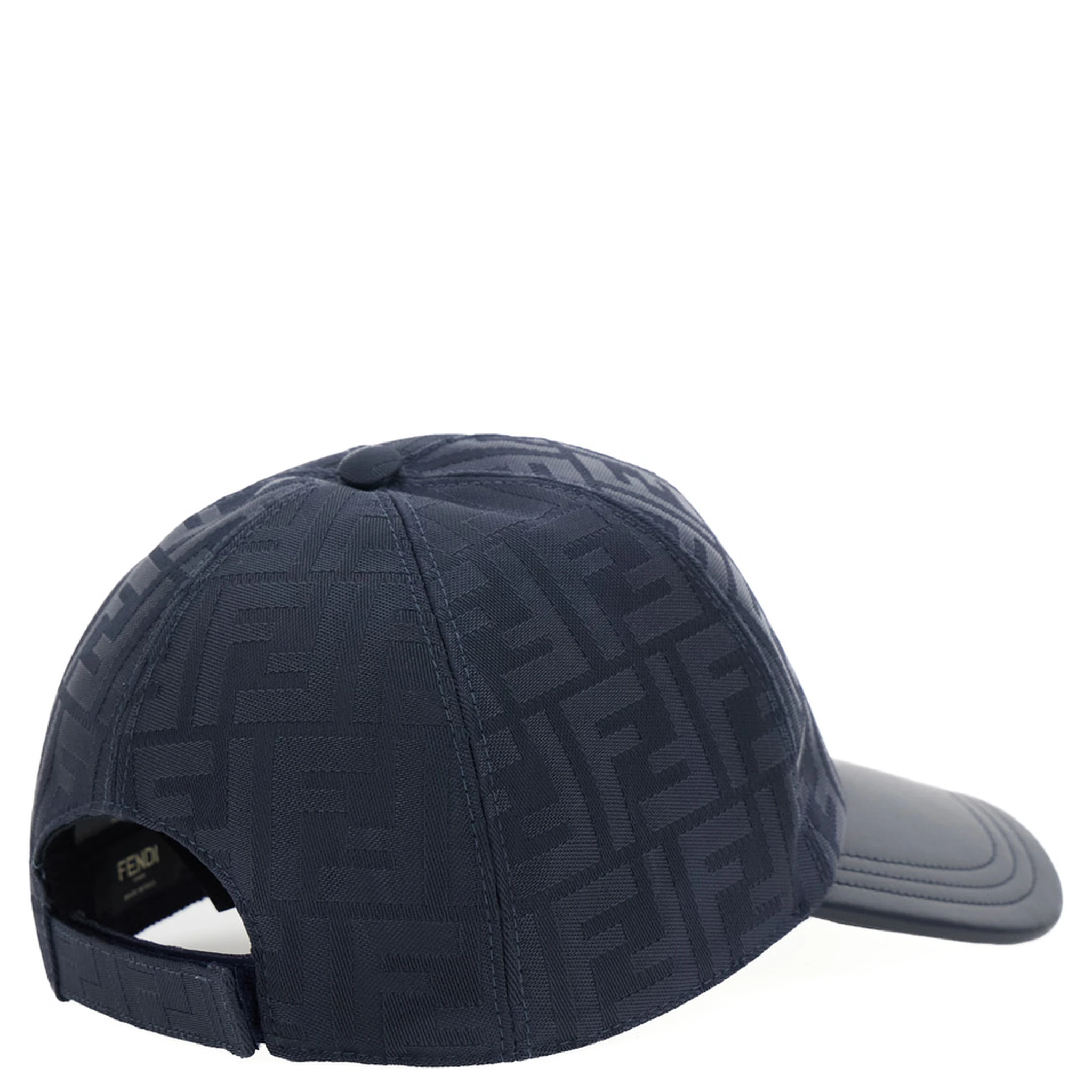 Blue Baseball Cap with Curved Brim in FF Canvas Man