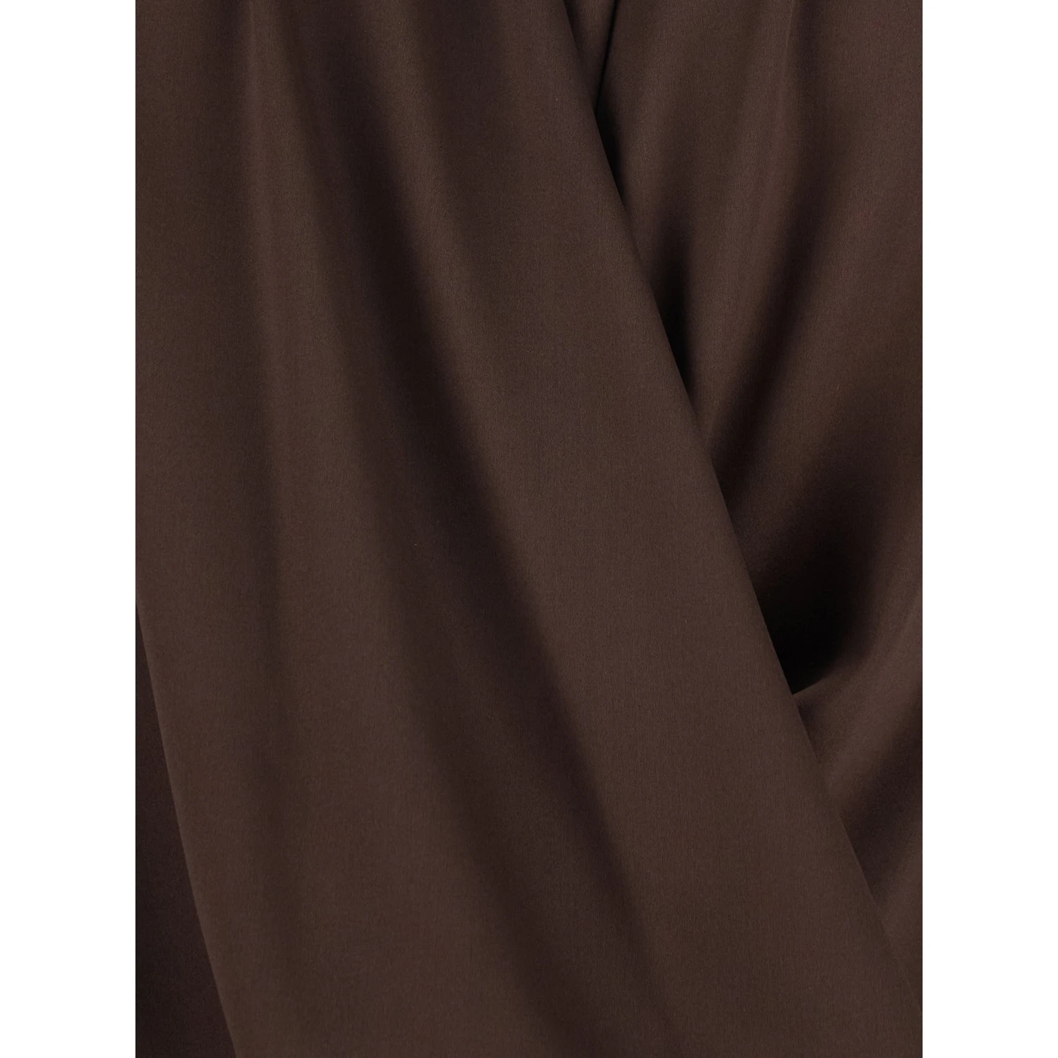 Brown Blouse with V Neck in Viscose Blend Woman