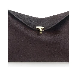 T-lock Pony Hair Clutch