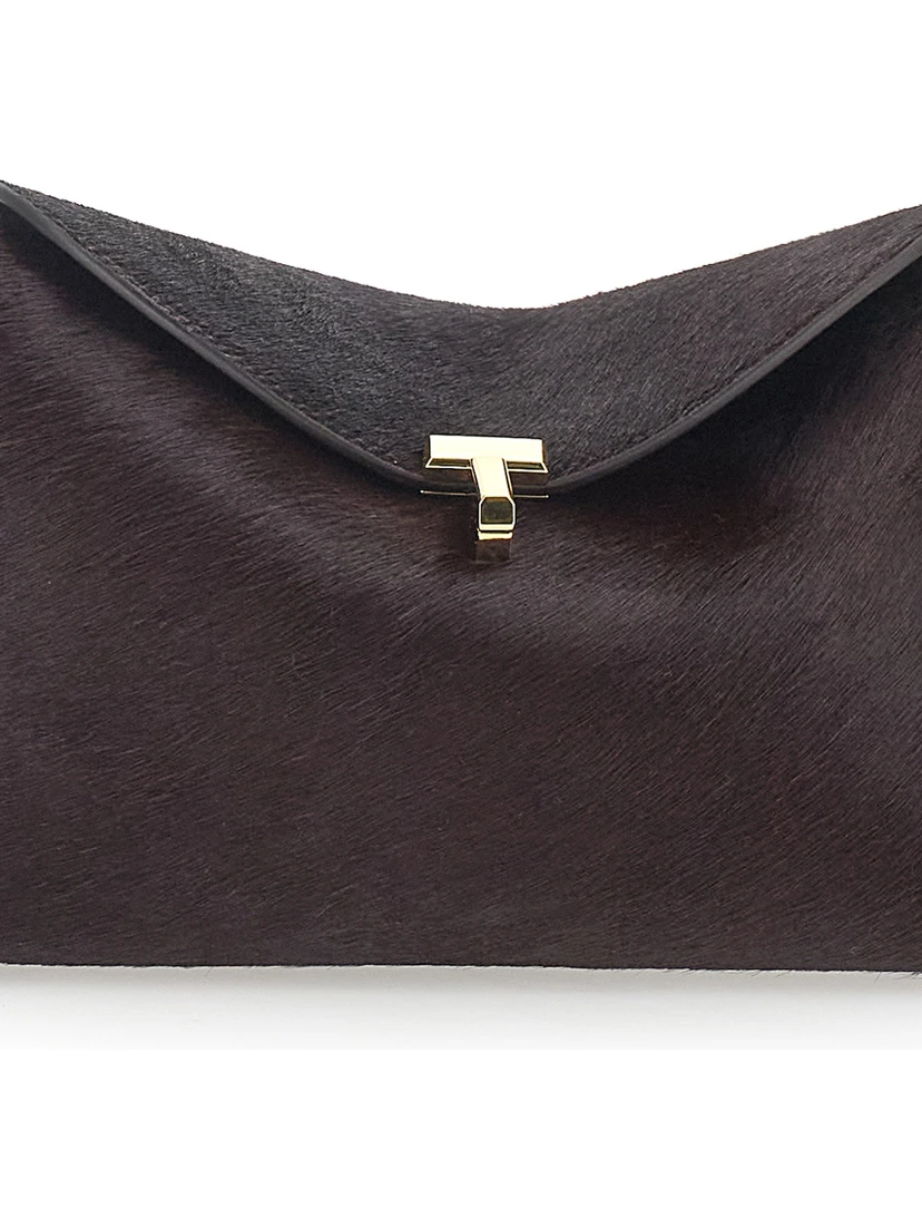 T-lock Pony Hair Clutch