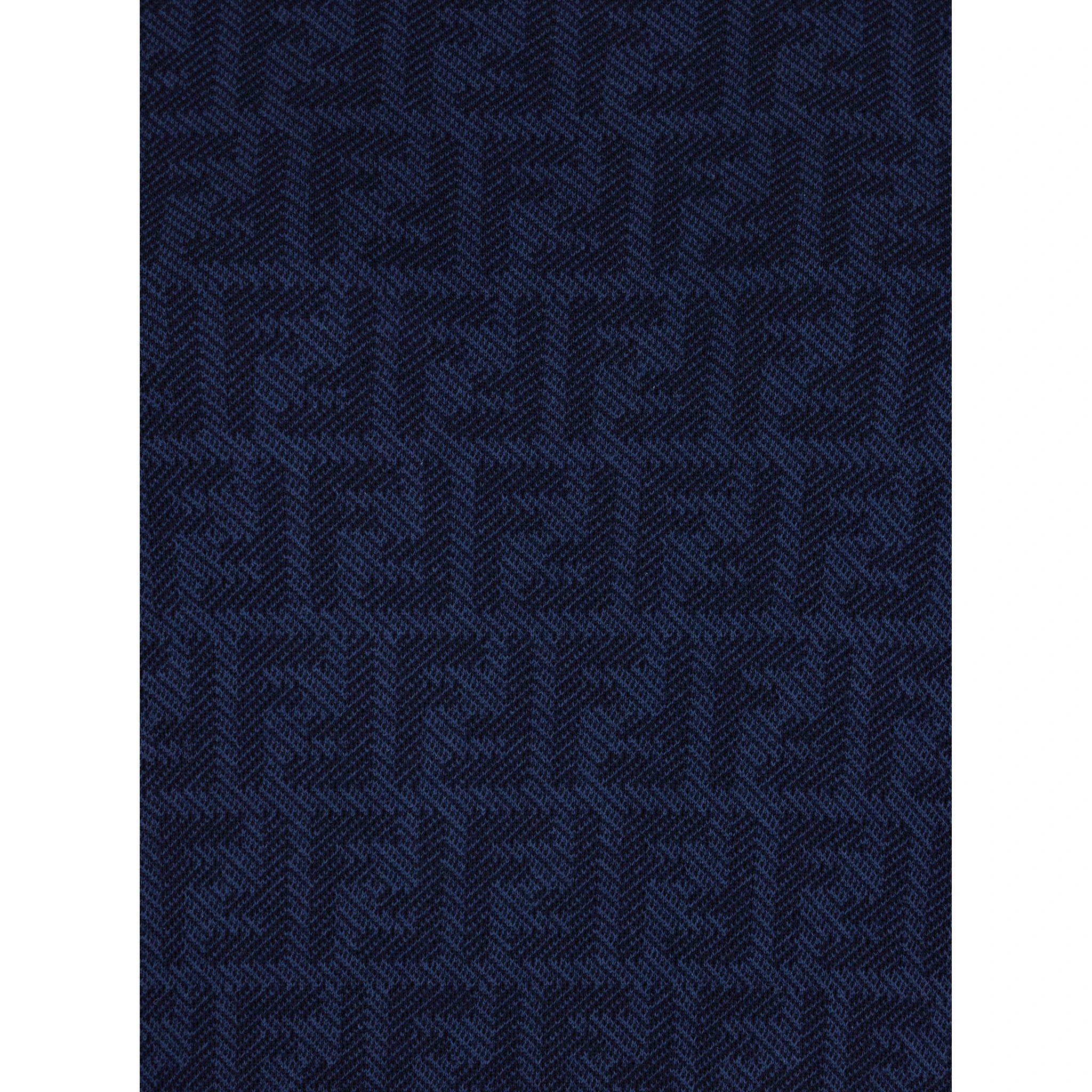 Blue Crewneck Sweater with All-Over FF Motif in Wool and Silk Woman