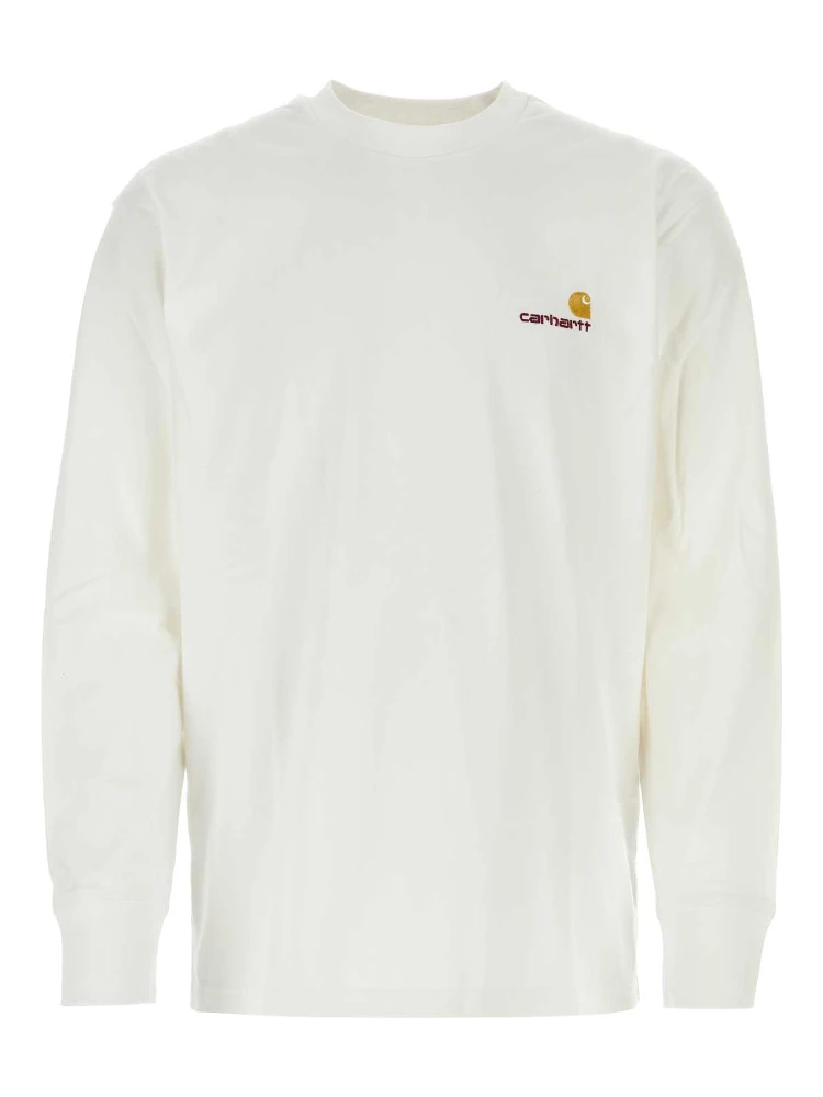 L/S American Script T-Shirt Organic Cotton Single