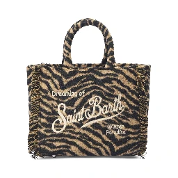 Colette fringed tiger tote bag
