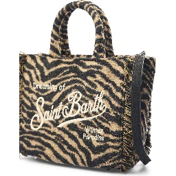 Colette fringed tiger tote bag
