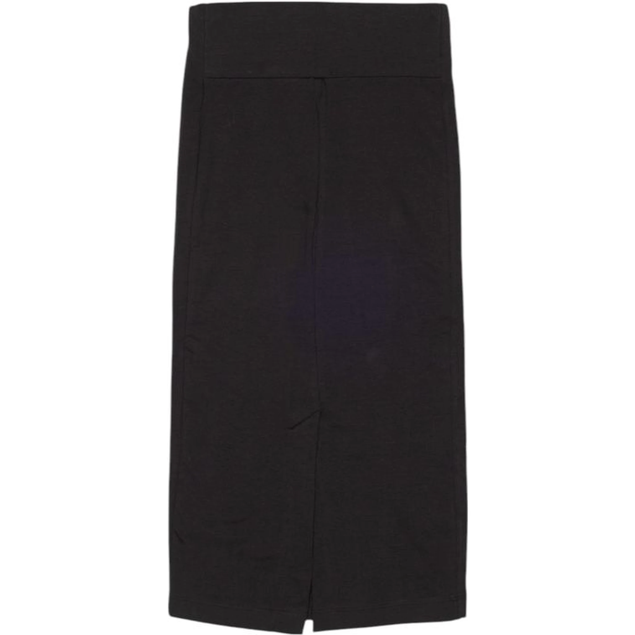 Black Cotton Long Skirt