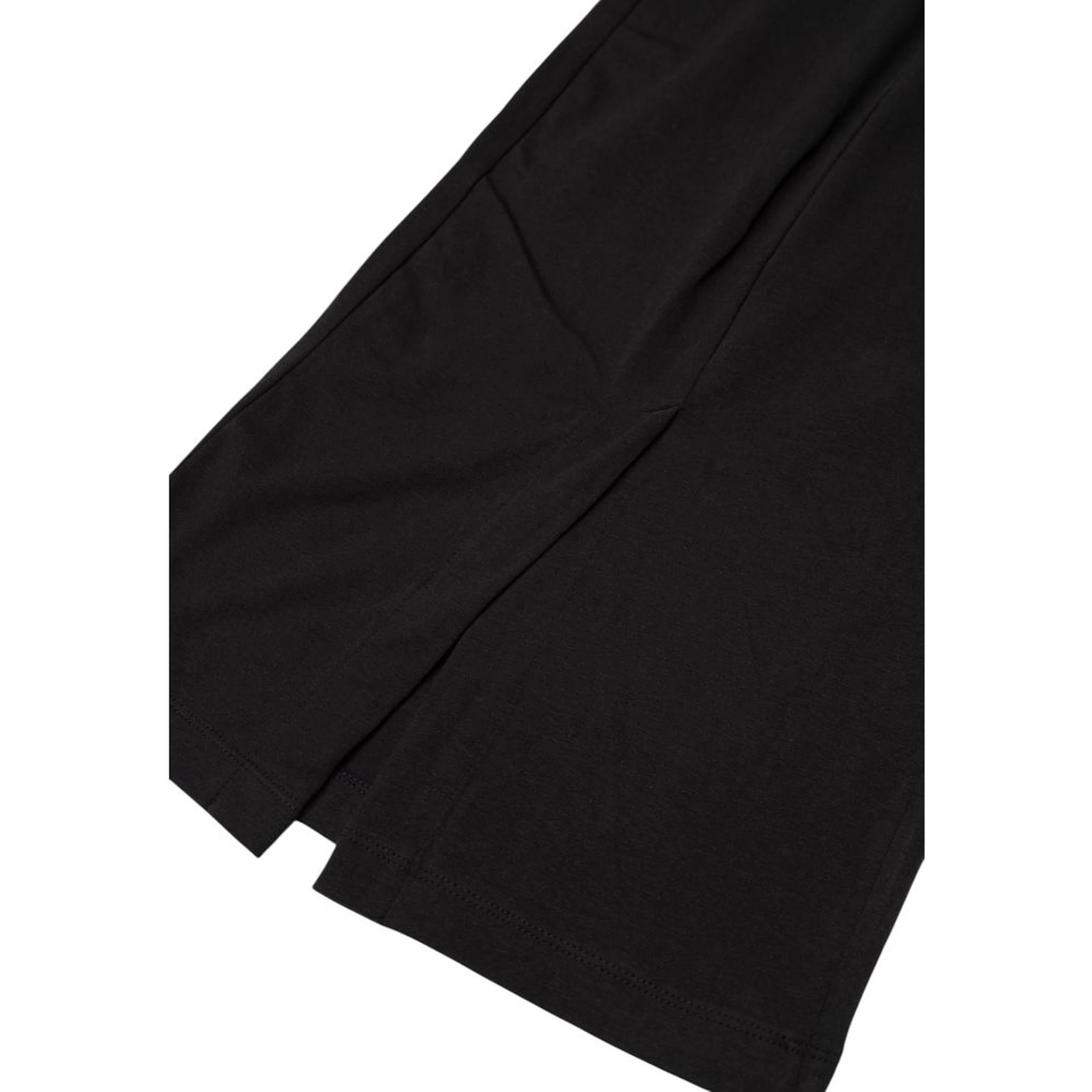 Black Cotton Long Skirt