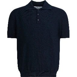Cotton polo shirt in short sleeves