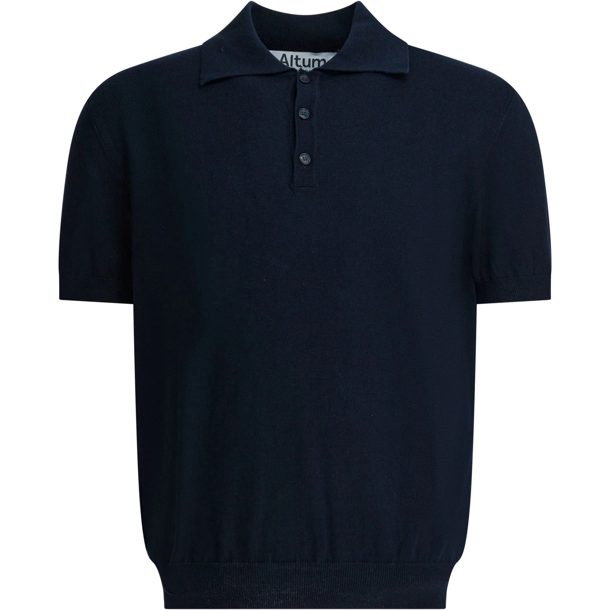 Cotton polo shirt in short sleeves