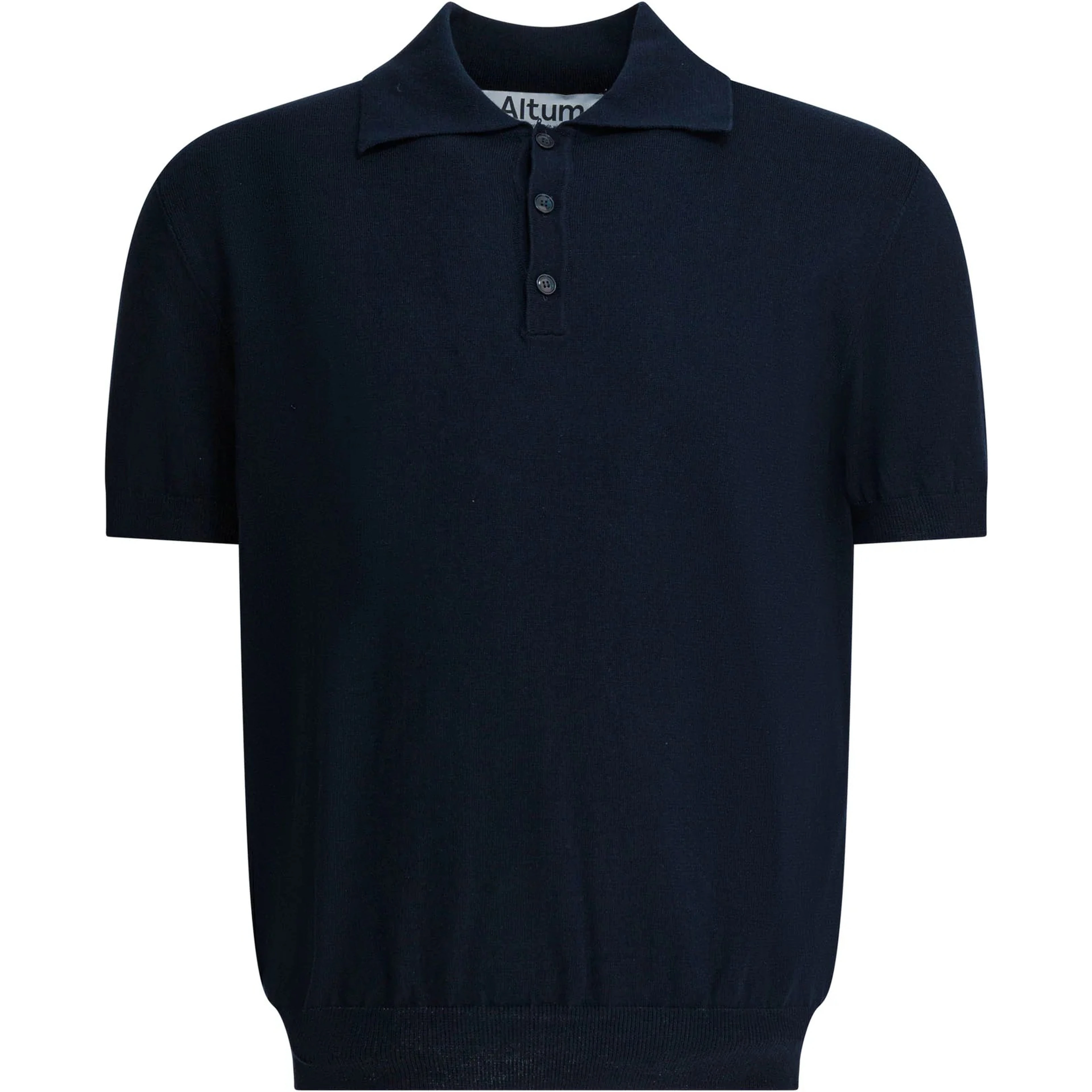 Cotton polo shirt in short sleeves