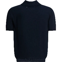 Cotton polo shirt in short sleeves