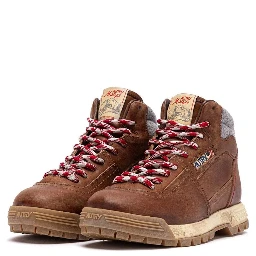 Lace up ankle boots in leather