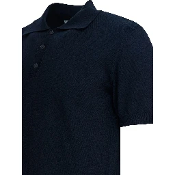 Cotton polo shirt in short sleeves