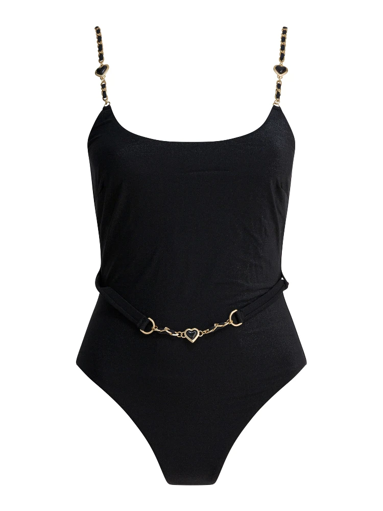 "Daylight Chain Scoop" swimsuit