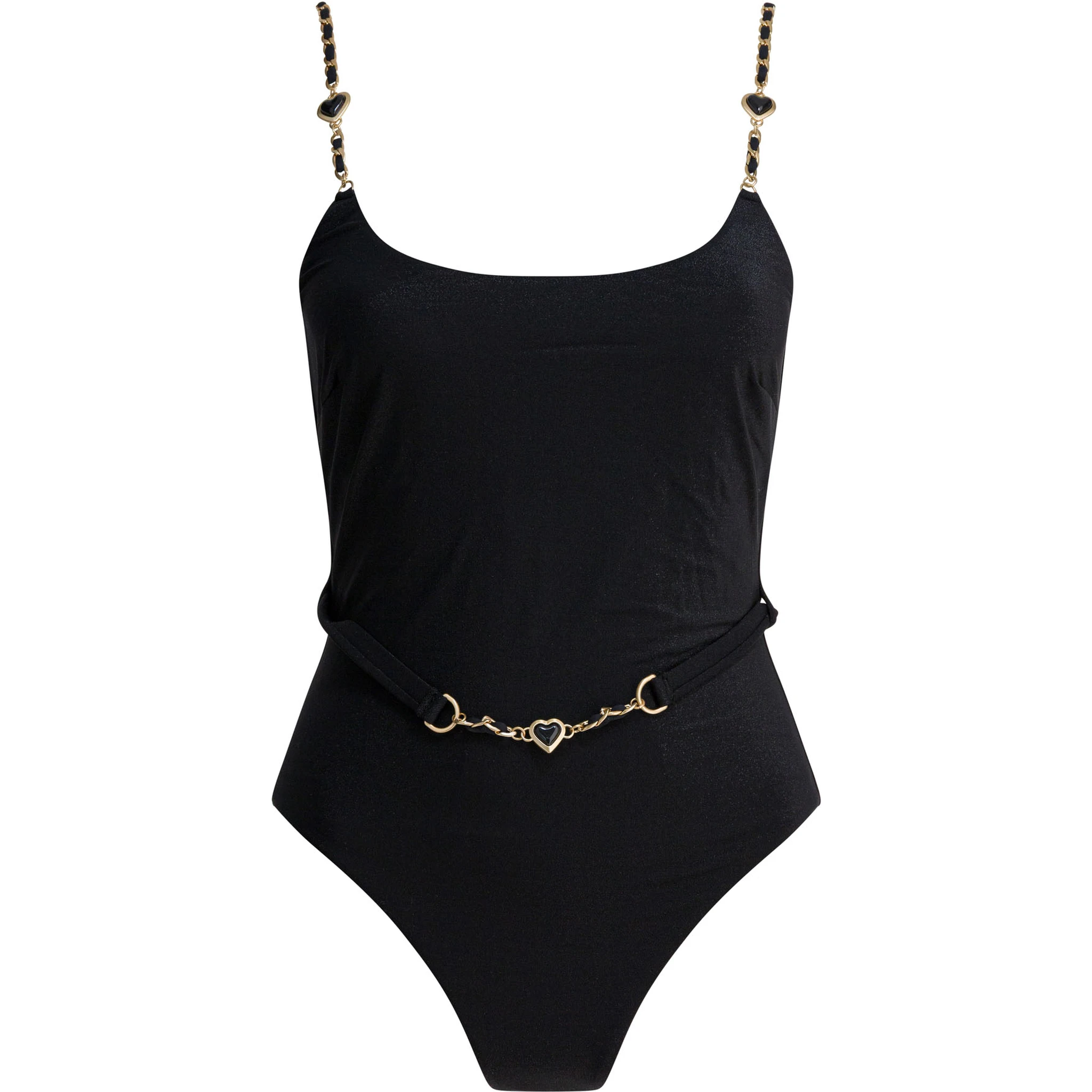 "Daylight Chain Scoop" swimsuit