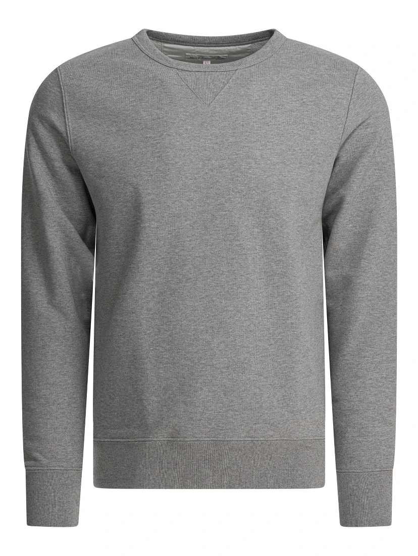 "Loopwheeled" crewneck sweatshirt