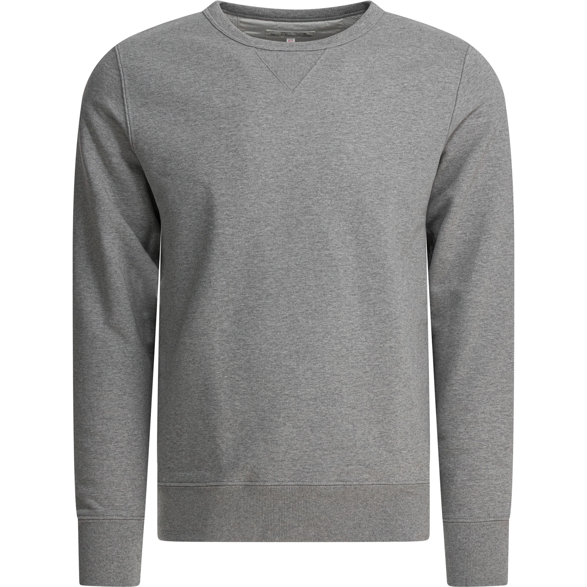 "Loopwheeled" crewneck sweatshirt
