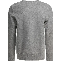 "Loopwheeled" crewneck sweatshirt