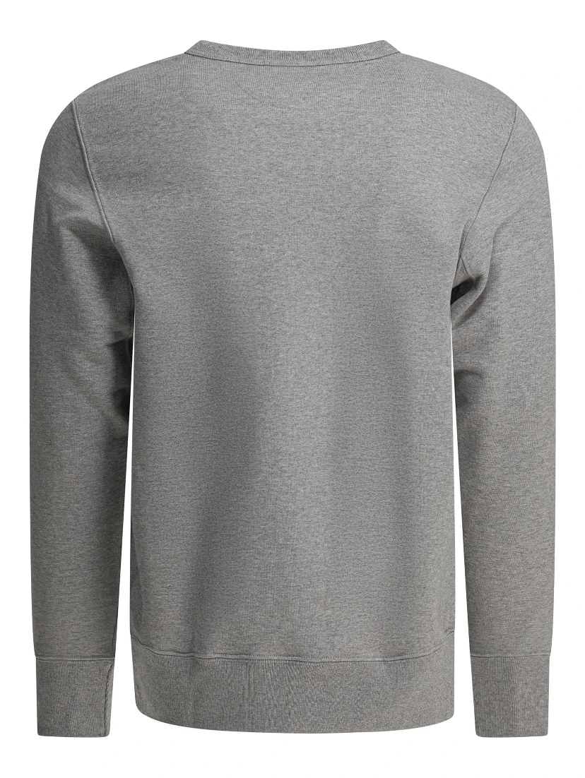 "Loopwheeled" crewneck sweatshirt