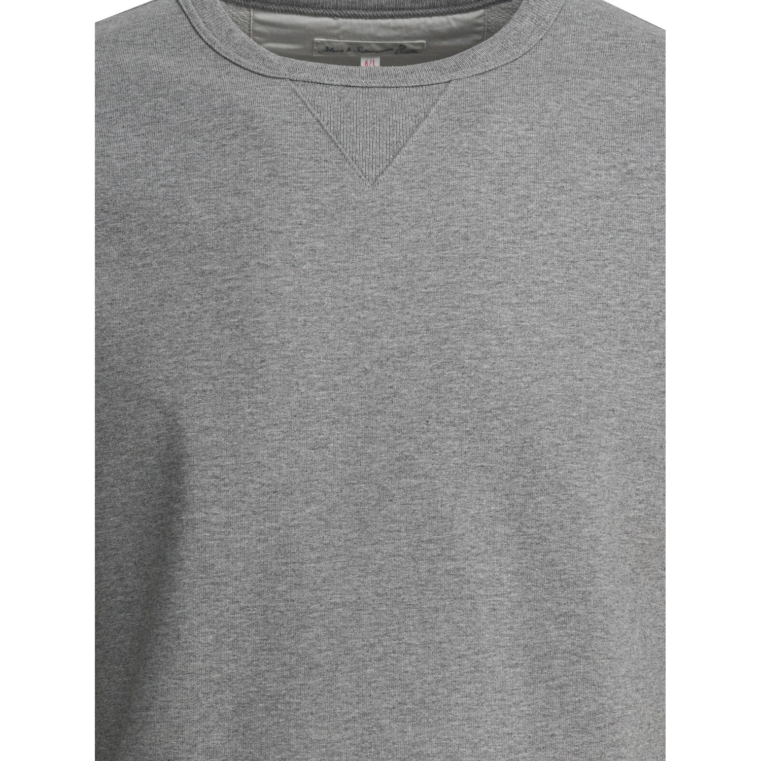 "Loopwheeled" crewneck sweatshirt