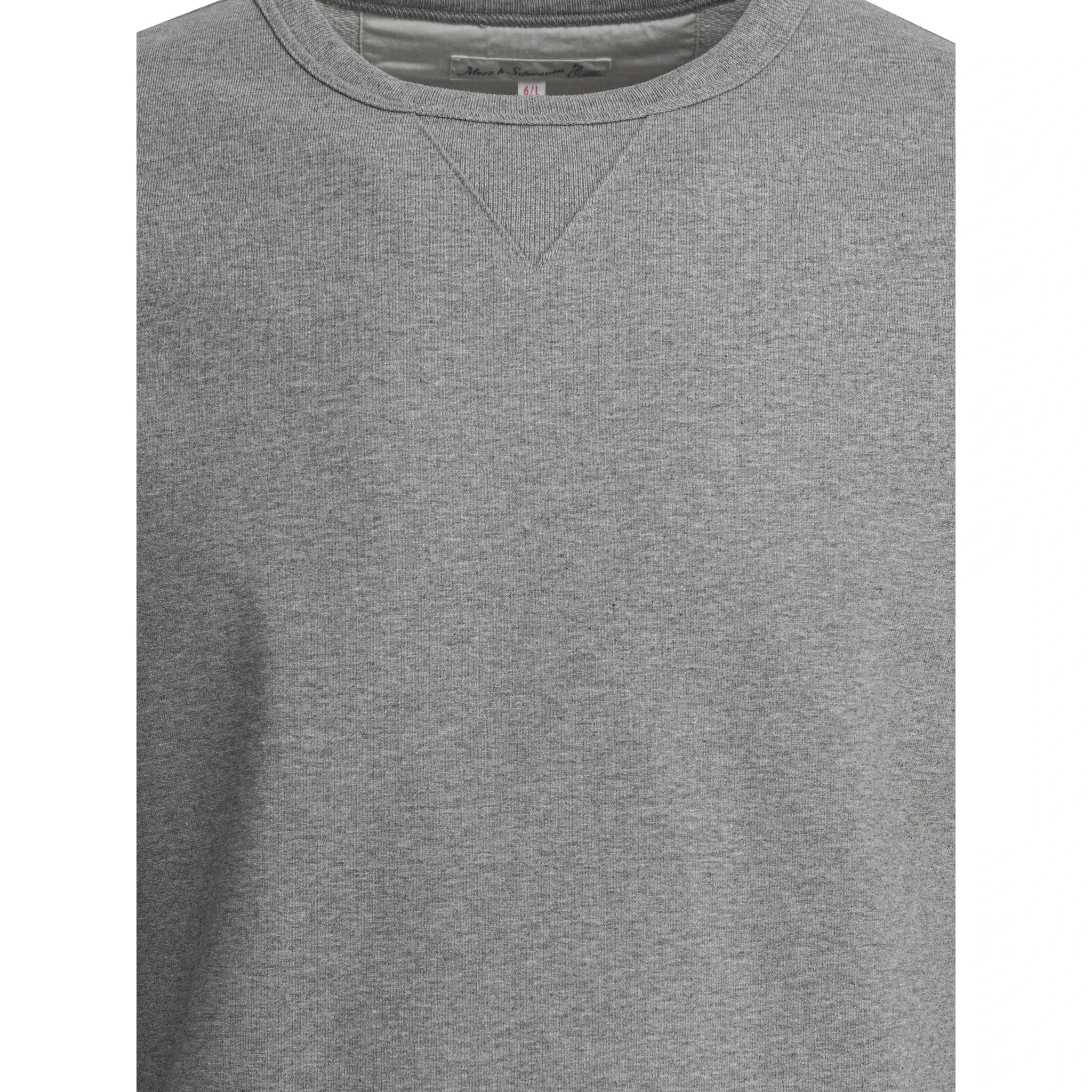 "Loopwheeled" crewneck sweatshirt