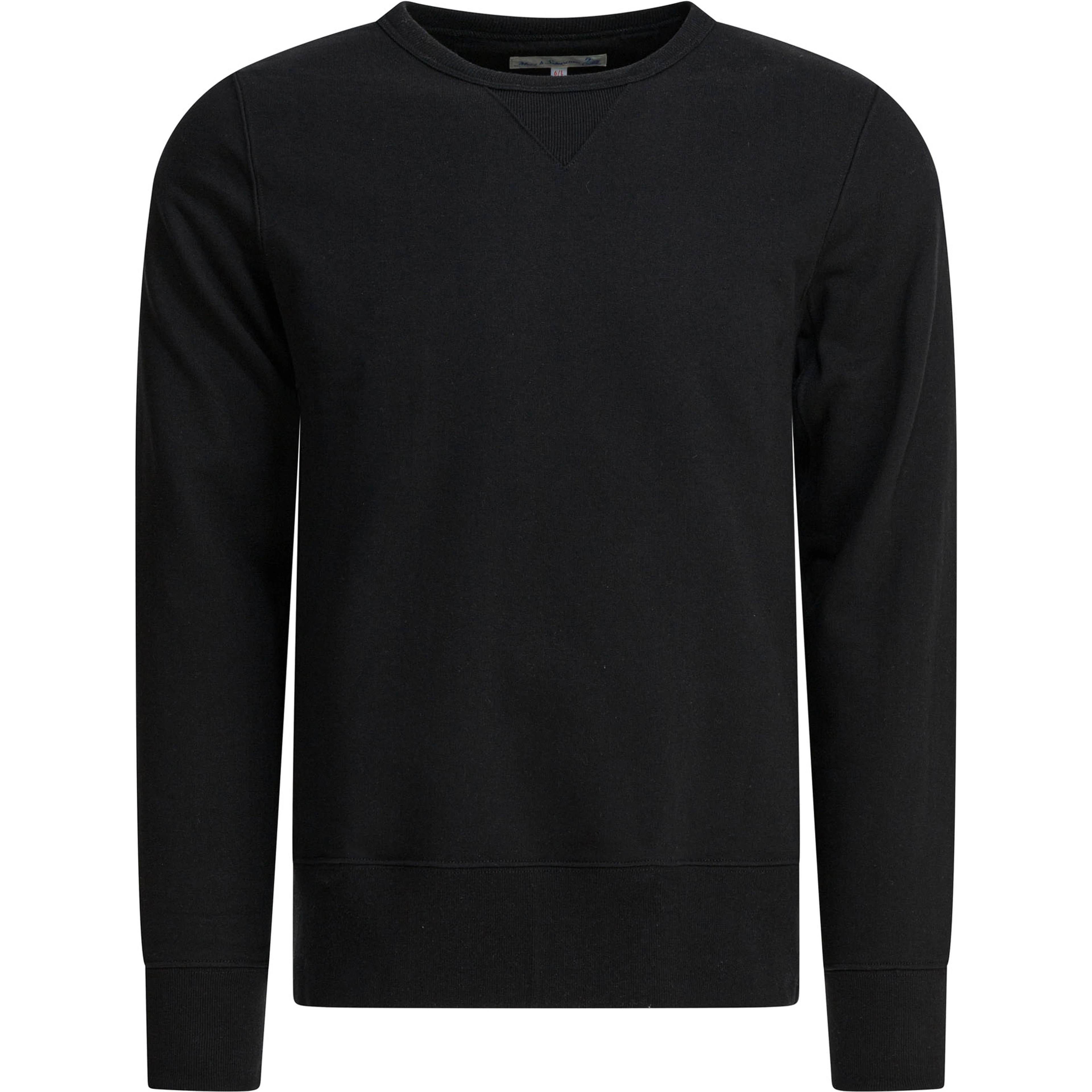 "Loopwheeled" crewneck sweatshirt