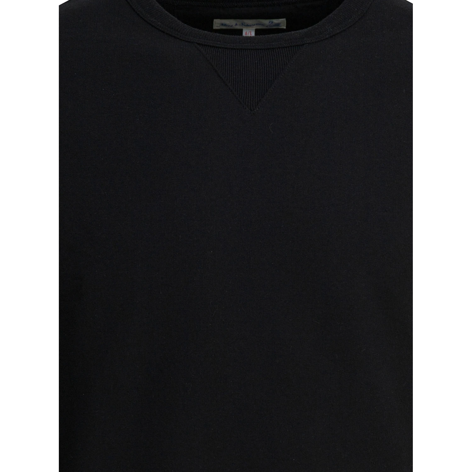 "Loopwheeled" crewneck sweatshirt